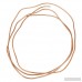 BigBig Style 2M Copper Round Tubing Pipe OD 3mm x ID 2mm for Refrigeration Plumbing Making Immersion Chiller B07V9GHVS9